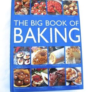 Big Book of Baking Cookbook by Carla Bardi 2005 McRae Books Italy HBDJ Like New
